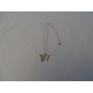 Silver Necklace & Pendant - HA1041-Persian Handicrafts