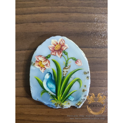 Decorative Piece | Painting  On Agate | PA2001