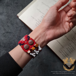 Bracelet  | Kilim Leather | PA2007-Persiada Persian Handicrafts