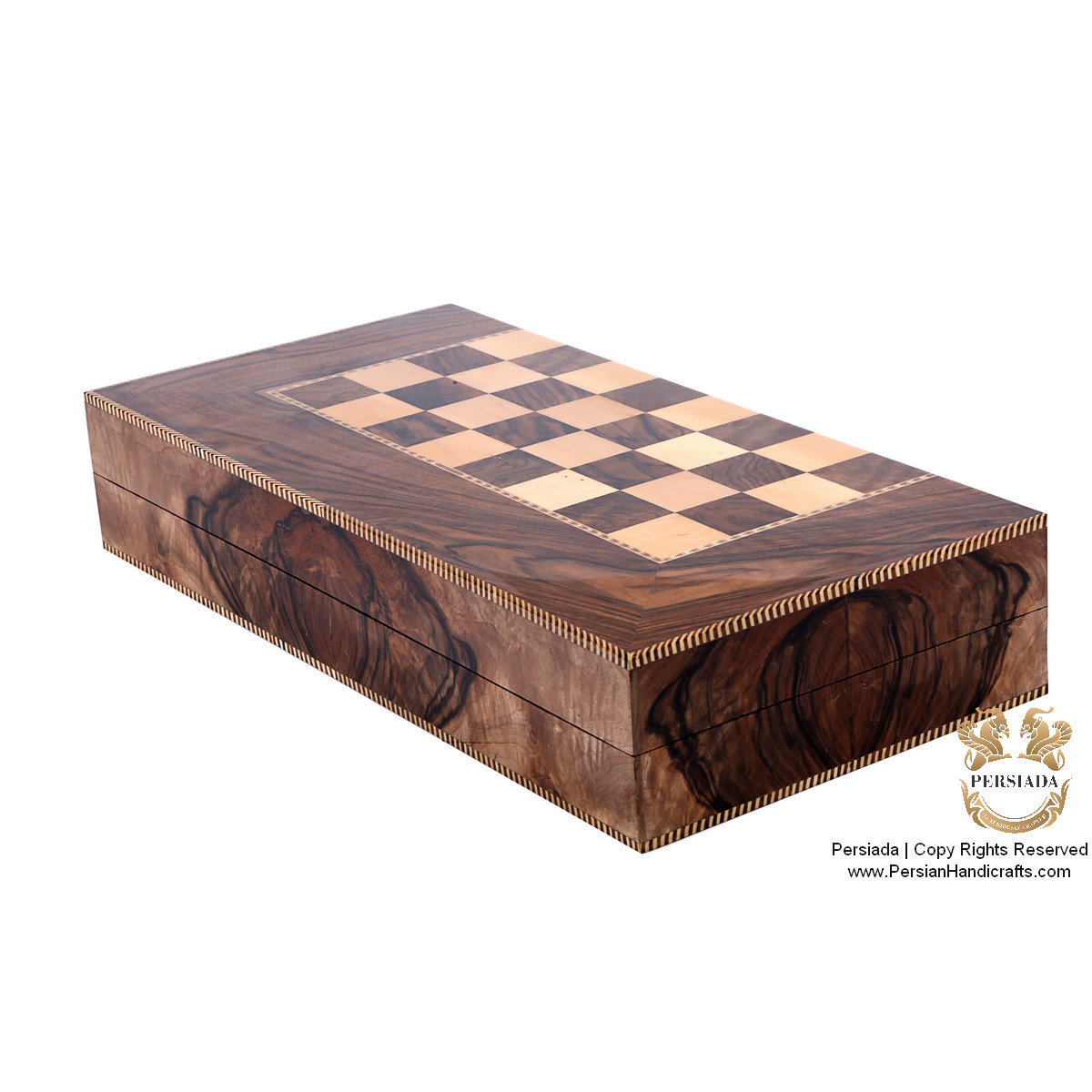 Luxury Chess Set, Premium Unique Wooden Mahogany & Ash Solid Wood