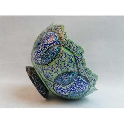 Enameled Bowl Greenish Candy Dish - HE3006