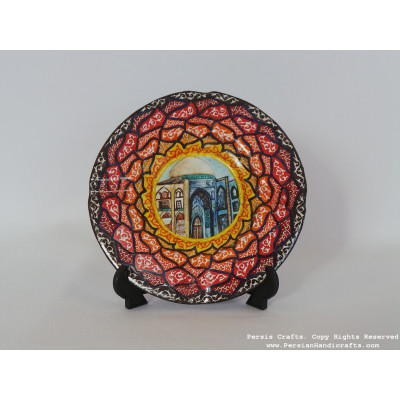 Mosque Dome Design Ash Tray - Enamel (Minakari) HE3029