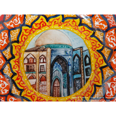 Mosque Dome Design Ash Tray - Enamel (Minakari) HE3029 Mosque Dome Design Ash Tray - Enamel (Minakari) HE3029