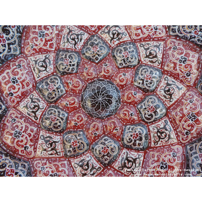 Wall Hanging Plate - Enamel (Minakari) on Copper - HE3031 Wall Hanging Plate - Enamel (Minakari) on Copper - HE3031