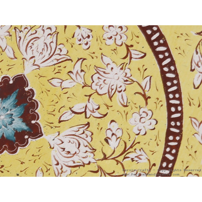 Enamel (Minakari) Wall Hanging Plate - HE3051 Enamel (Minakari) Wall Hanging Plate - HE3051