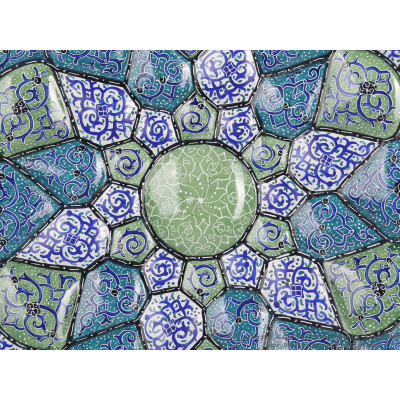 Enamel (Minakari) Wall Hanging Plate - HE3612 Enamel (Minakari) Wall Hanging Plate - HE3612