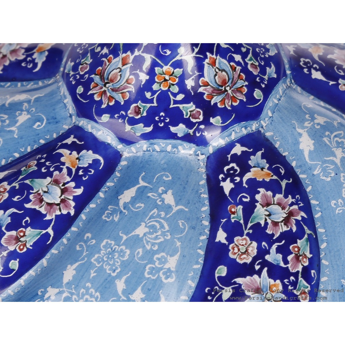 Premium Quality Enamel Minakari Large Candy Pot - HE3613-Persian Handicrafts