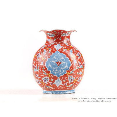 Enamel (Minakari) Mini Flower Vase - HE3614