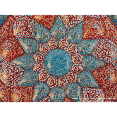 Enamel (Minakari) Wall Hanging Plate - HE3616 Enamel (Minakari) Wall Hanging Plate - HE3616