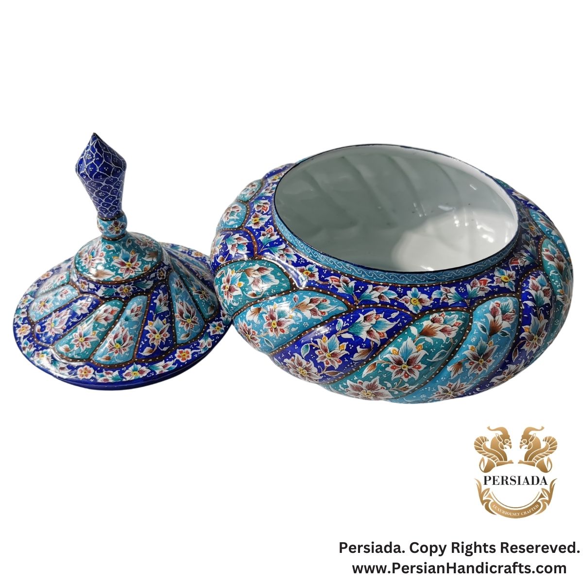 Exquisite Candy Dish | Enamel  | HE9001-Persiada Persian Handicrafts