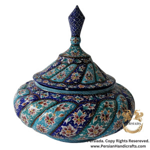 Exquisite Candy Dish | Enamel  | HE9001-Persiada Persian Handicrafts