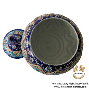 Pedestal Candy Dish | Enamel  | HE9002-Persiada Persian Handicrafts