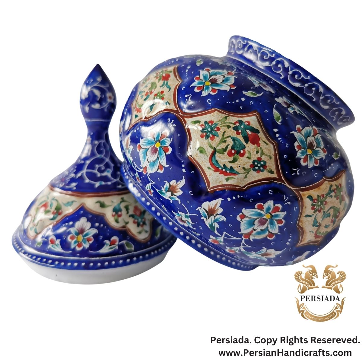 Unique Candy Dish | Enamel  | HE9003-Persiada Persian Handicrafts