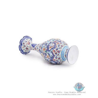 Enamel Protruded Toranj Minakari Flower Vase - HE3901 Enamel Protruded Toranj Minakari Flower Vase - HE3901