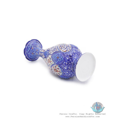 Enamel Classical Eslimi Toranj Minakari Flower Vase - HE3902 Enamel Classical Eslimi Toranj Minakari Flower Vase - HE3902