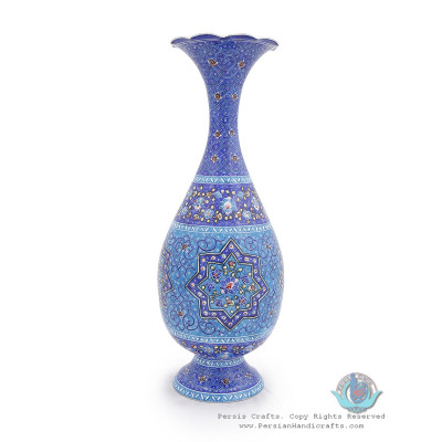 Detailed Enamel Eslimi Toranj Minakari Flower Vase - HE3903