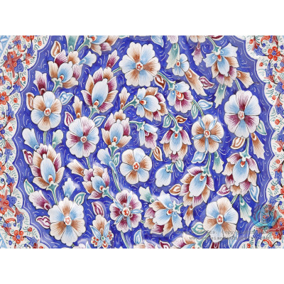 Enamel Protruded Toranj Minakari Wall Hanging Plate - HE3904 Enamel Protruded Toranj Minakari Wall Hanging Plate - HE3904