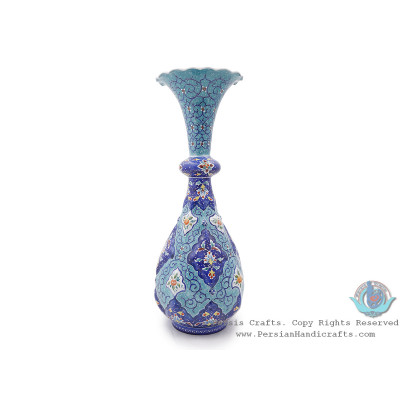Privileged Flower Vase With Azure Toranj Design - HE4002