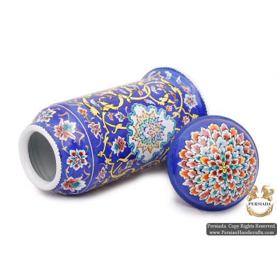 Tea Mug with Lid | Hand Painted Minakari | HE5104 Tea Mug with Lid | Hand Painted Minakari | HE5104