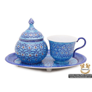 Tea Sugar Set | Hand Painted Minakari | HE5201-Persian Handicrafts