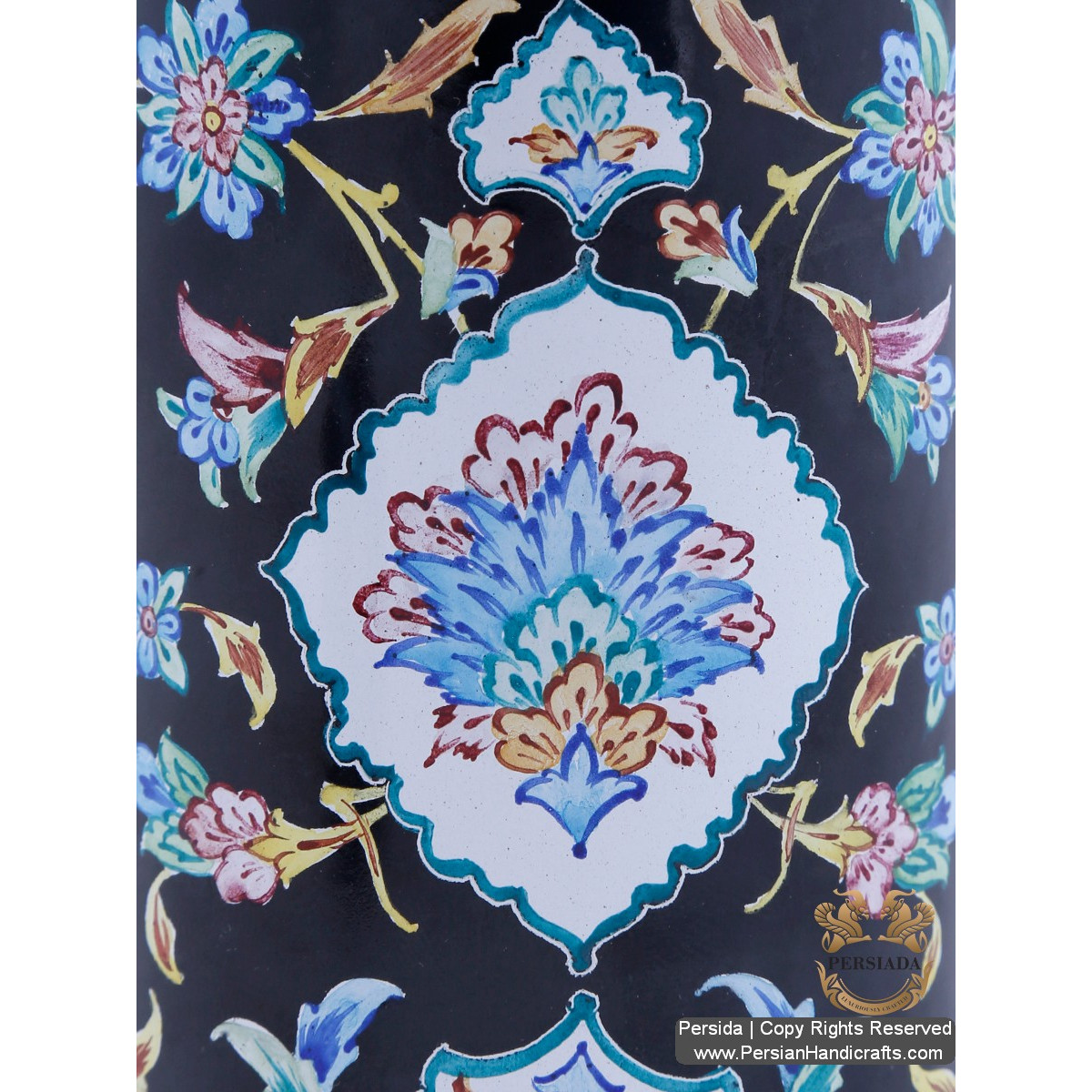 Wall Plate | Hand Painted Minakari | HE5203-Persian Handicrafts