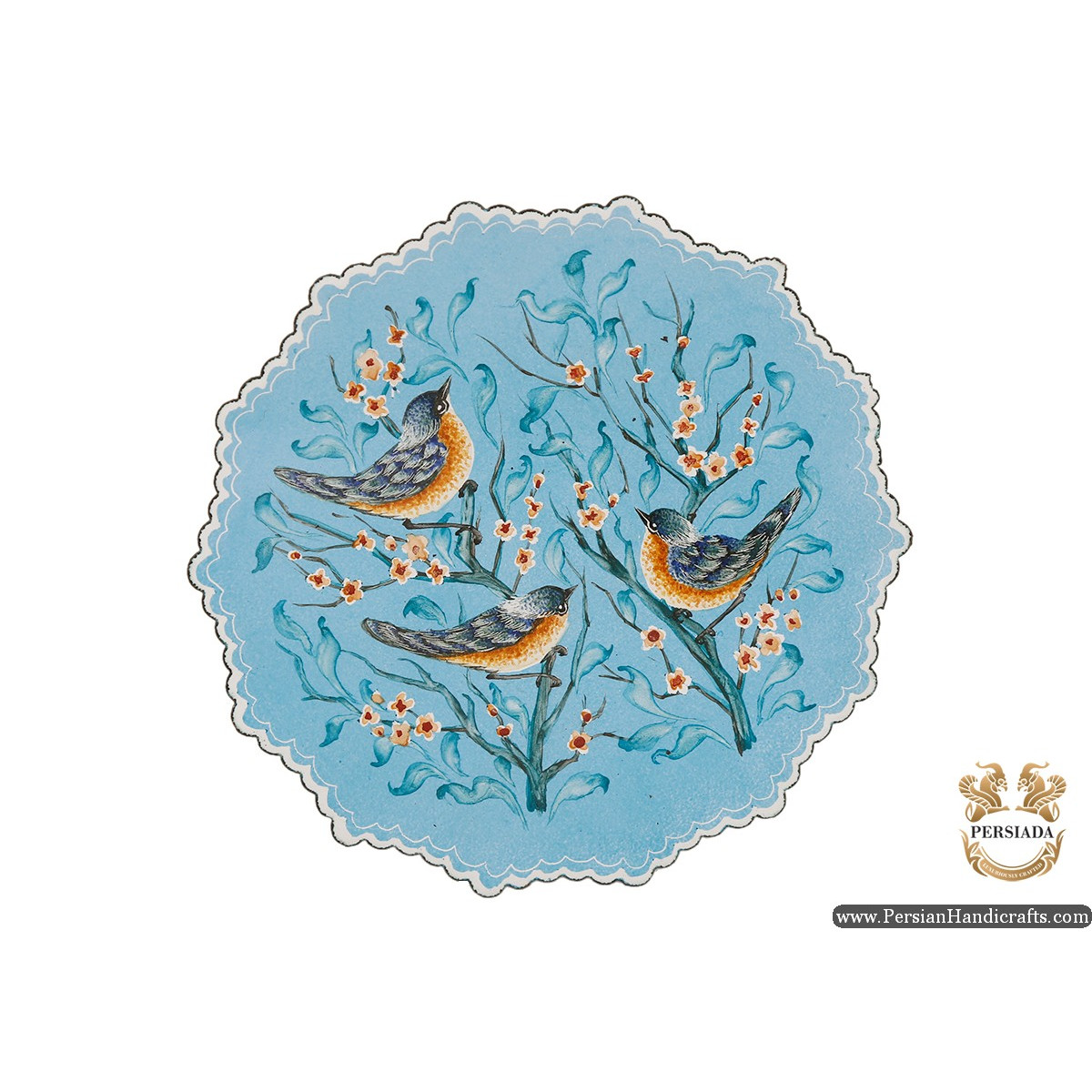 Wall Plate | Hand Painted Minakari | Persiada HE6102
