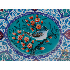 Kashkool Candy Dish & Plate | Hand Painted Minakari | Persiada HE6103