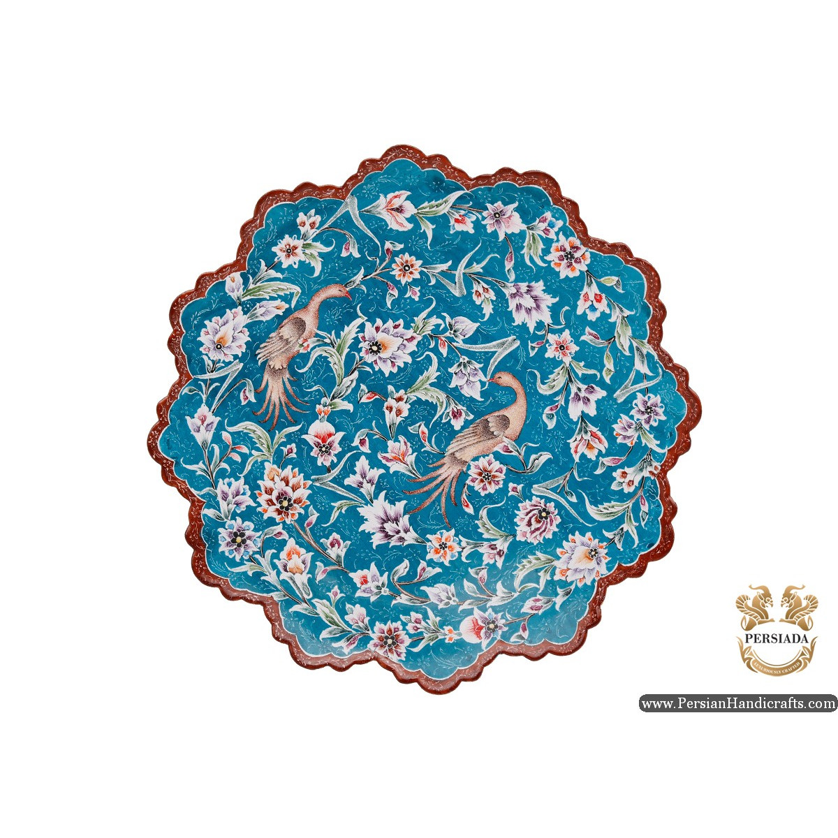 Wall Plate | Hand Painted Minakari | HE6104-Persian Handicrafts