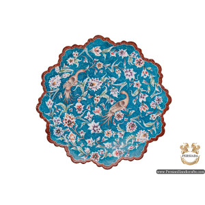 Wall Plate | Hand Painted Minakari | HE6104-Persian Handicrafts