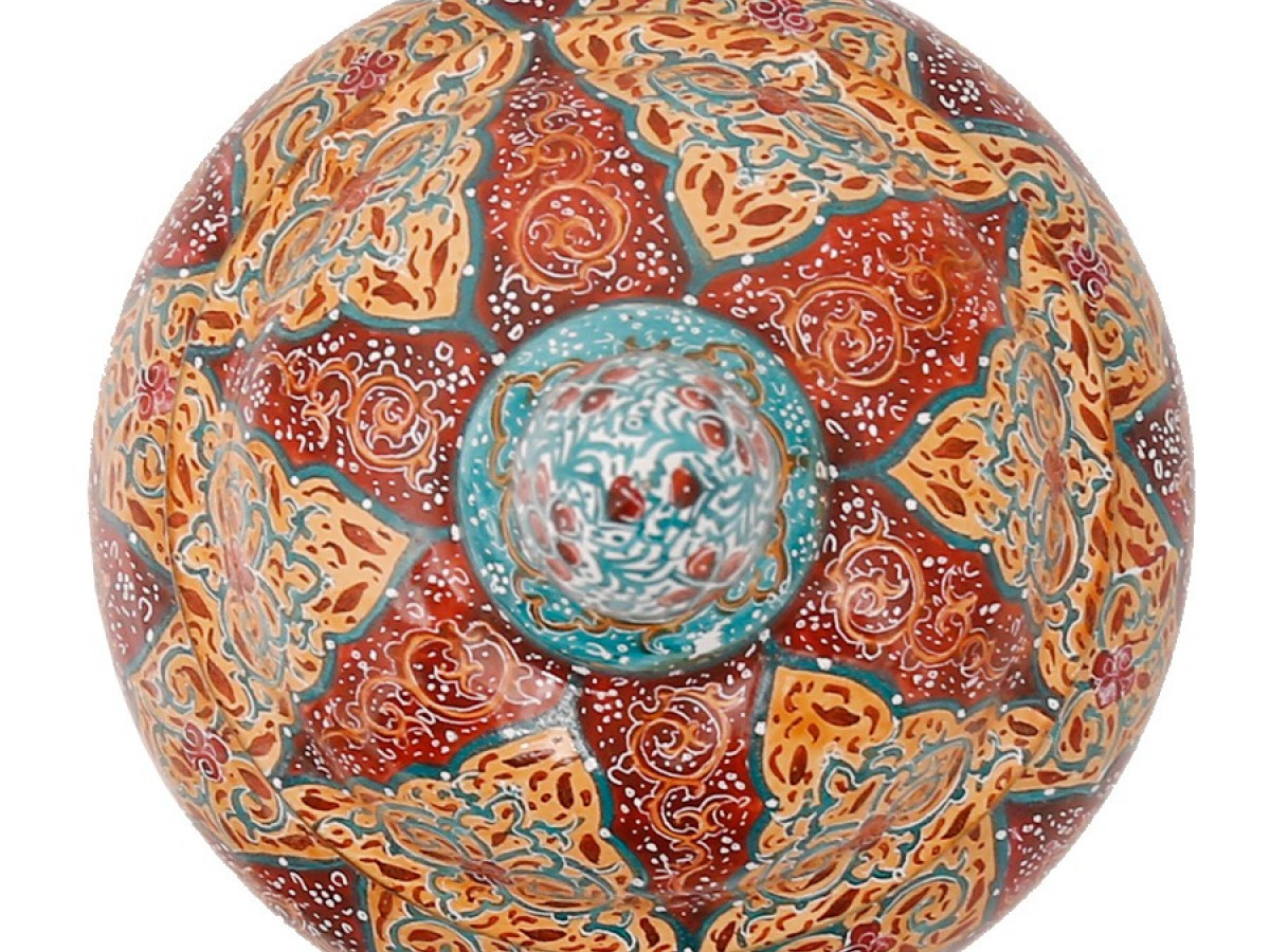 Candy Dish Flower Vase Hand Painted Minakari Persiada HE6108