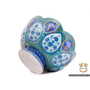 Decorative Bowl & Plate | Hand Painted Minakari | HE6110-Persian Handicrafts