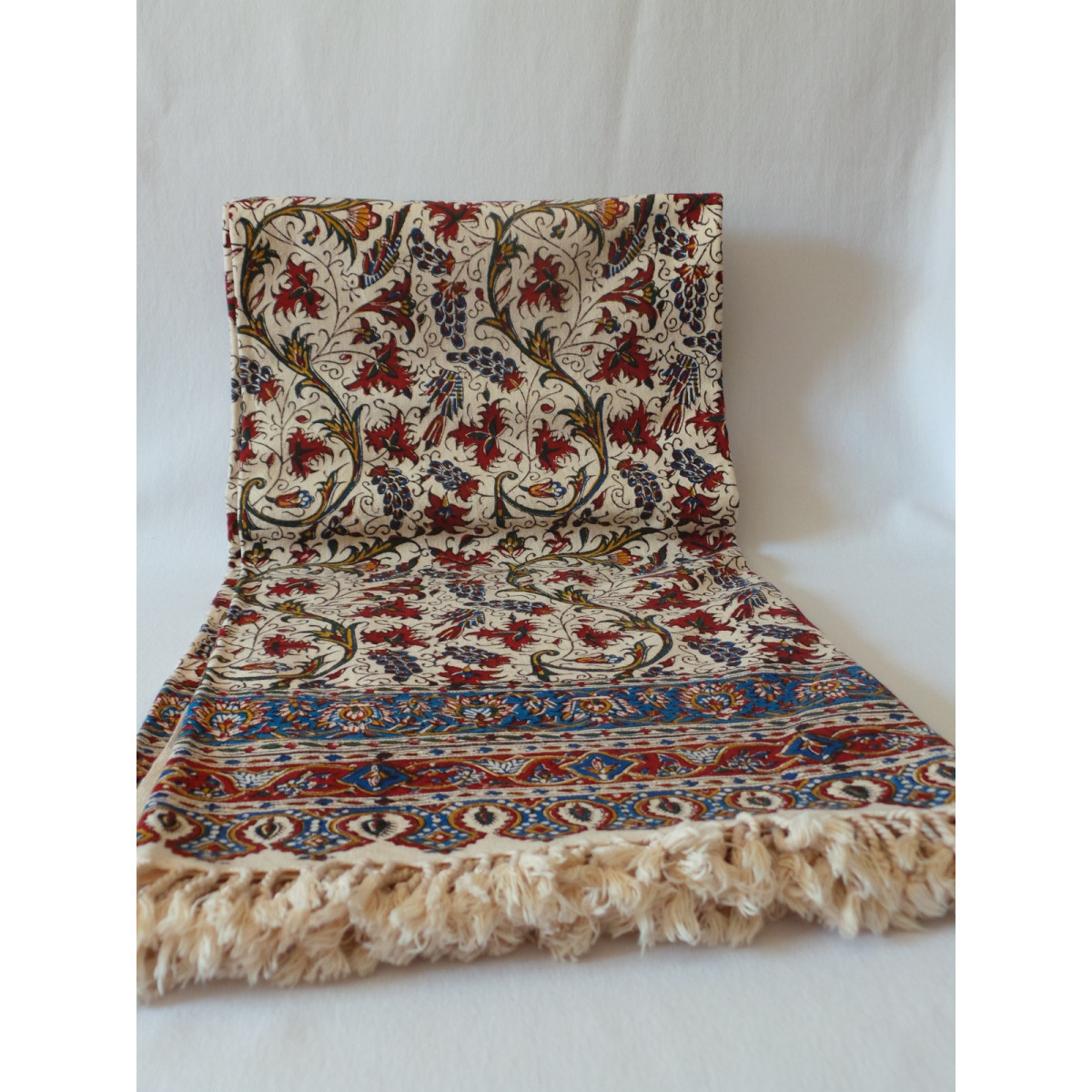 Persian Ghalamkar Tablecloth - HGH2055-Persian Handicrafts