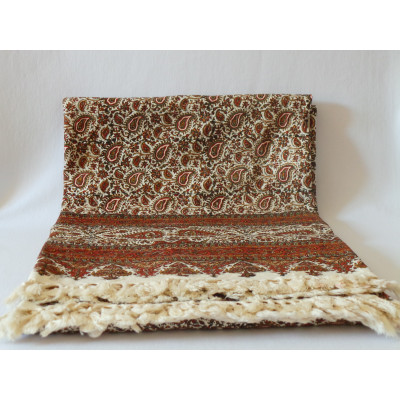 Persian Ghalamkar Bedspread or Tablecloth - HGH2056