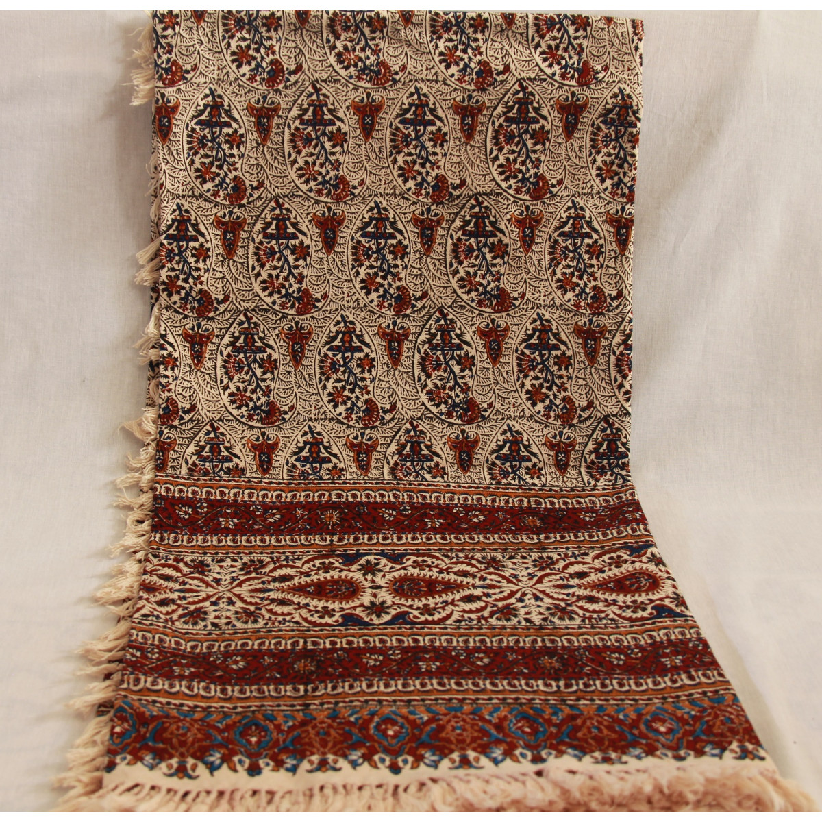 Persian Ghalamkar Tablecloth - HGH3053-Persian Handicrafts