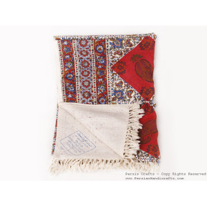 Persian Tapestry (Ghalamkar) Tablecloth - HGH3074-Persian Handicrafts