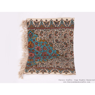 Persian Tapestry (Ghalamkar) Tablecloth - HGH3602 Persian Tapestry (Ghalamkar) Tablecloth - HGH3602
