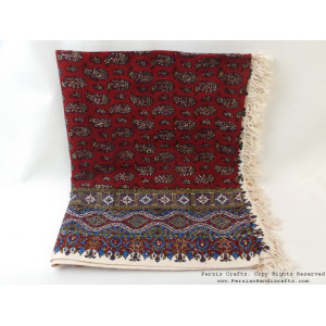 Persian Tapestry (Ghalamkar) Tablecloth - HGH3603-Persian Handicrafts