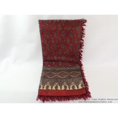 Persian Tapestry (Ghalamkar) Vintage Style Tablecloth - HGH3605 Persian Tapestry (Ghalamkar) Vintage Style Tablecloth - HGH3605