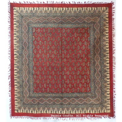 Persian Tapestry (Ghalamkar) Vintage Style Tablecloth - HGH3605