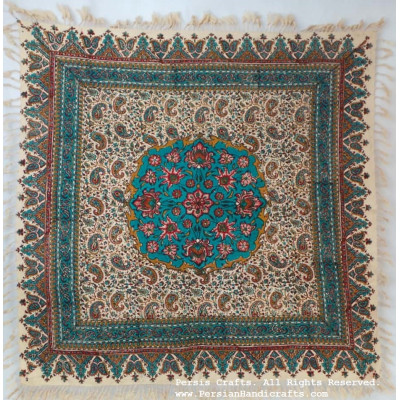 Persian Tapestry (Ghalamkar) Tablecloth - HGH3608