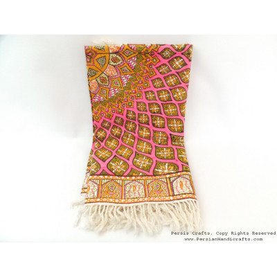 Persian Tapestry (Ghalamkar) Gonbad Style Tablecloth - HGH3609