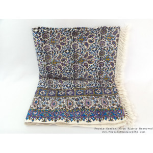 Persian Tapestry (Ghalamkar) Tablecloth - HGH3610-Persian Handicrafts