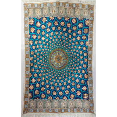 Persian Tapestry (Ghalamkar) Gonbad Style Tablecloth - HGH3611