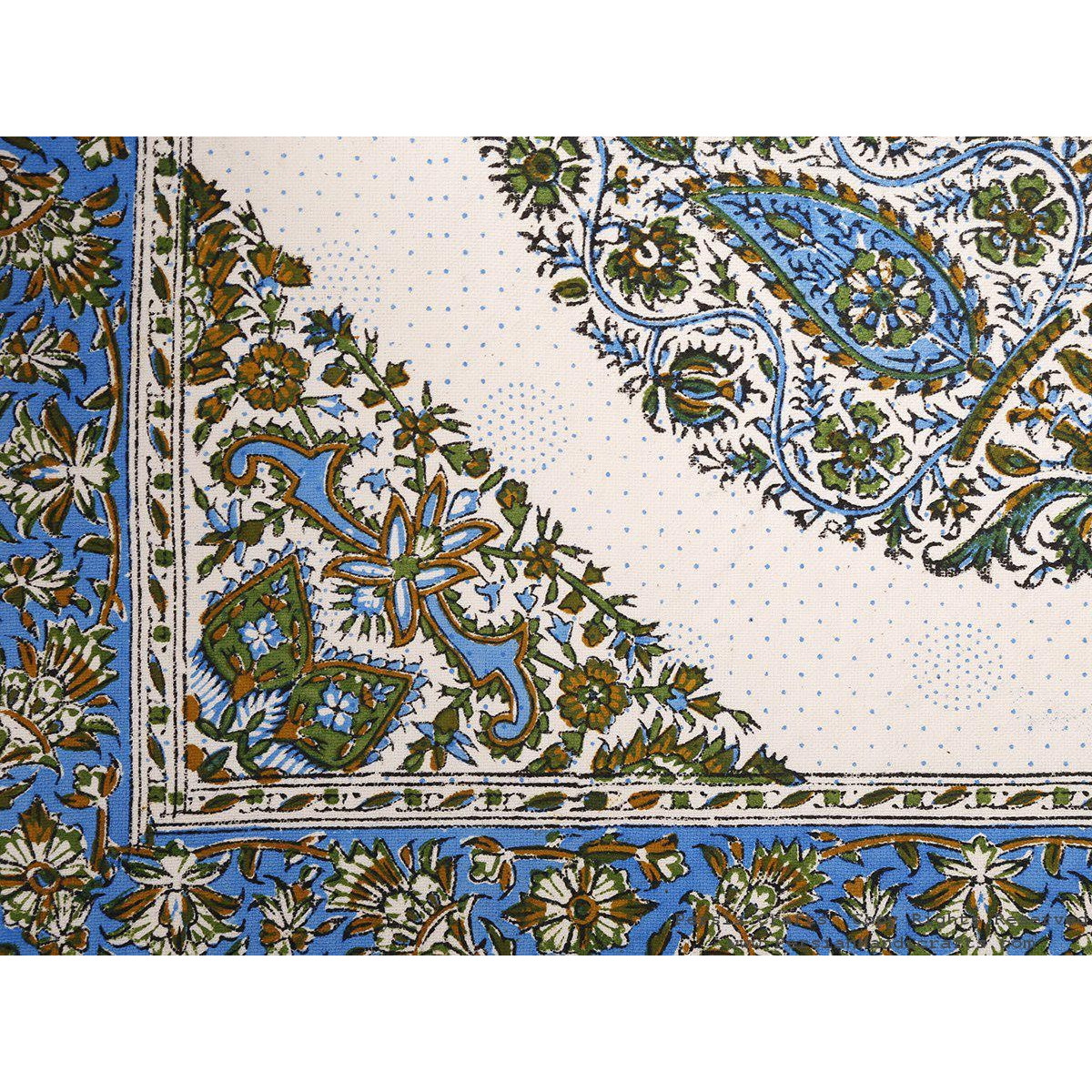 Persian Tapestry (Ghalamkar) Tablecloth - HGH3705-Persian Handicrafts