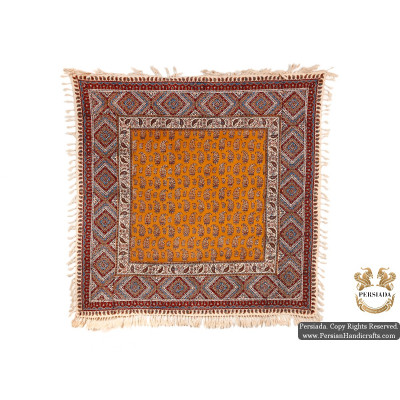 Square Tablecloth | Hand Printed Ghalamkar | HGH5106