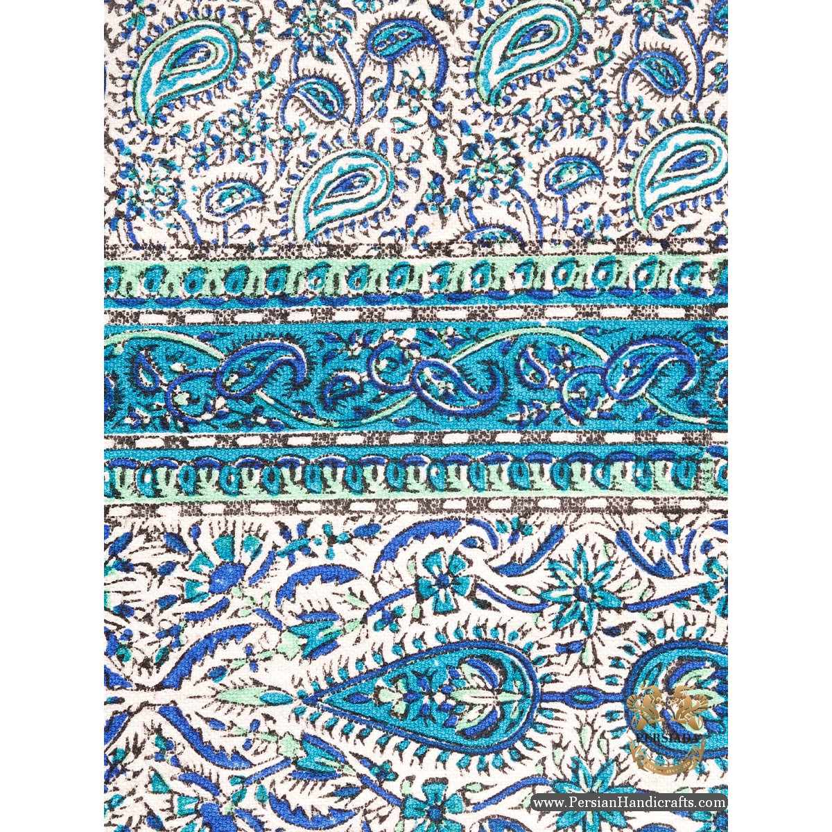 Rectangle Tablecloth | Hand Printed Ghalamkar | Persiada HGH6102
