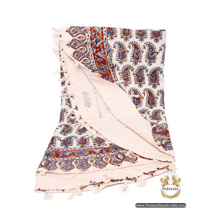 Round Tablecloth | Hand Printed Ghalamkar | Persiada HGH6106