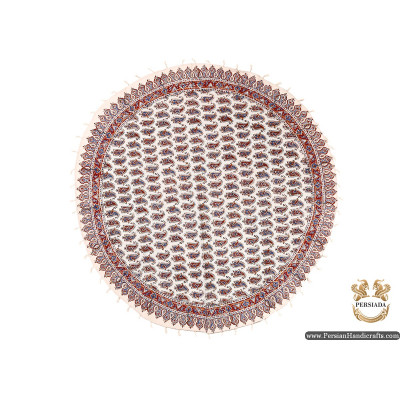 Round Tablecloth | Hand Printed Ghalamkar | HGH6106