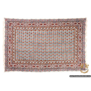 Rectangle Tablecloth | Hand Printed Ghalamkar | HGH6108-Persian Handicrafts