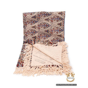 Square Tablecloth | Hand Printed Ghalamkar | HGH6110-Persian Handicrafts